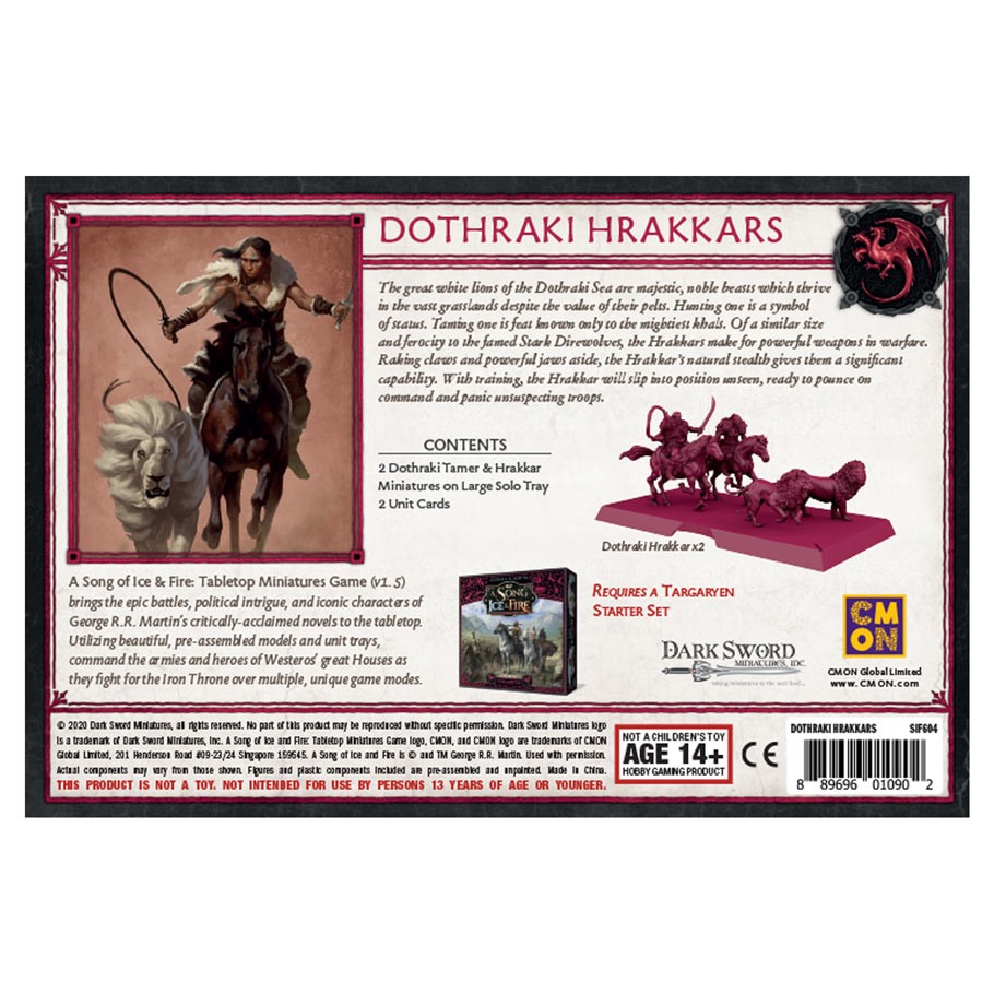 A Song of Ice and Fire : Tabletop Miniatures Game - Targaryen Dothraki Hrakkars